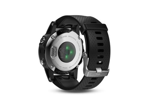 fēnix® 5S Silver with Black Band